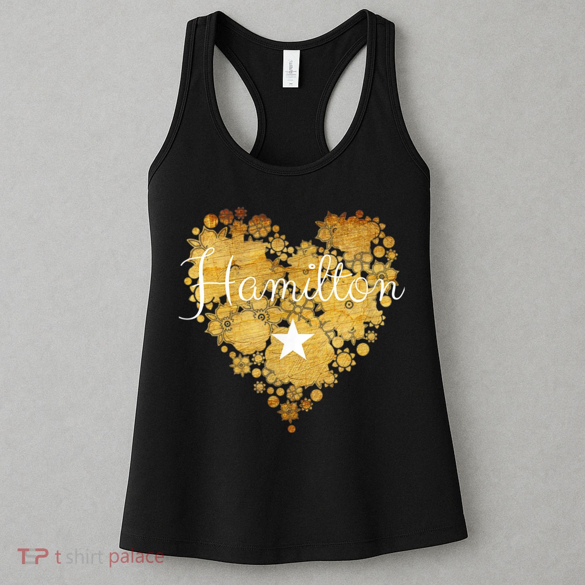 I Love Hamilton Heart Women's Tank Top
