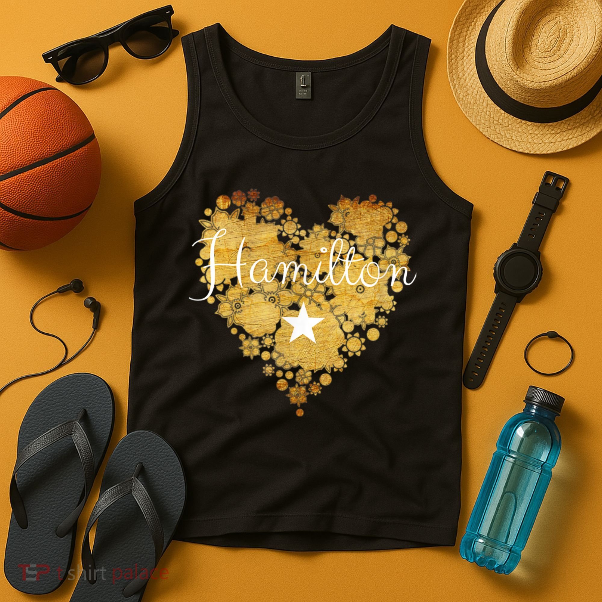 I Love Hamilton Heart Tank Top