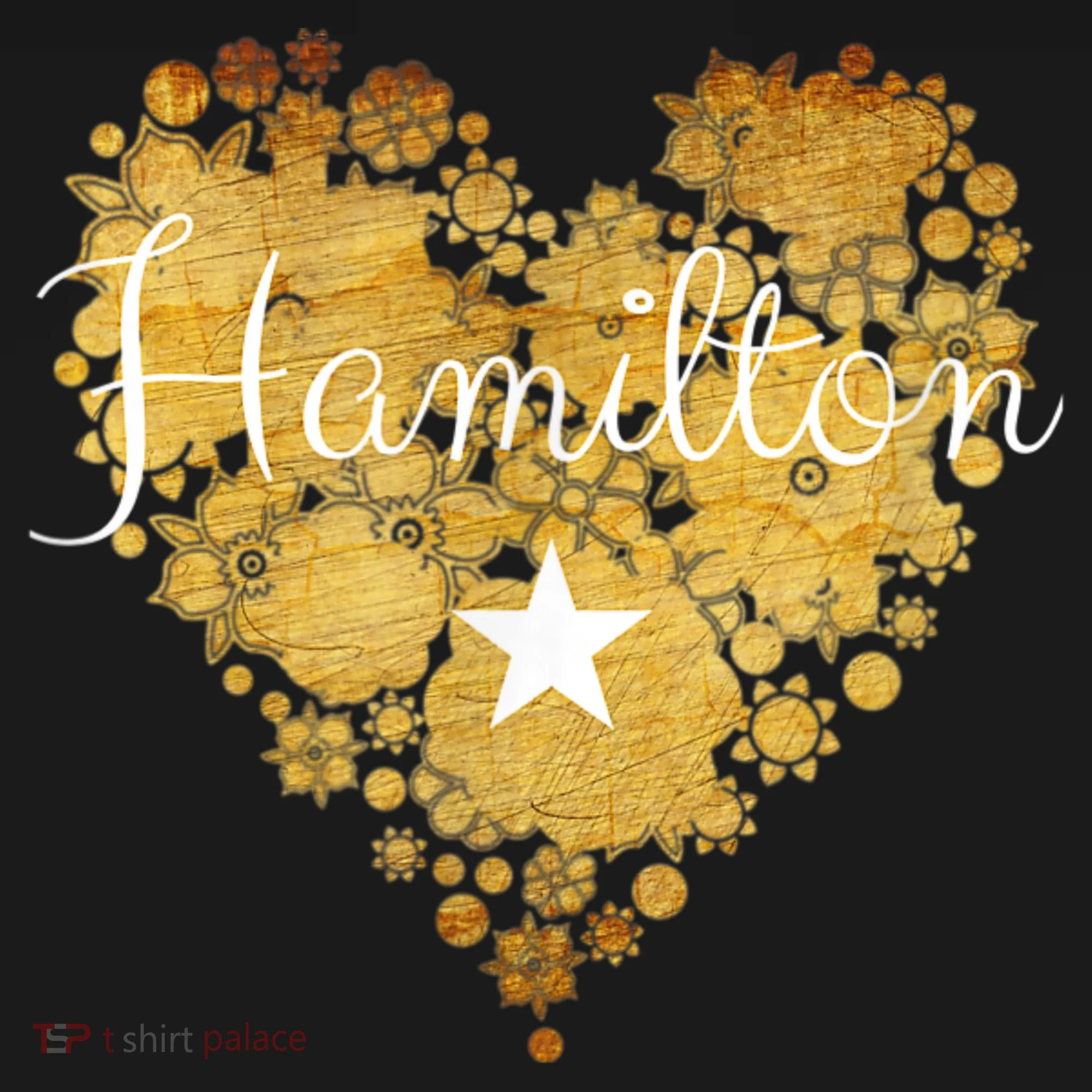I Love Hamilton Heart Women's T-Shirt