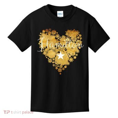 I Love Hamilton Heart Kids T-Shirt