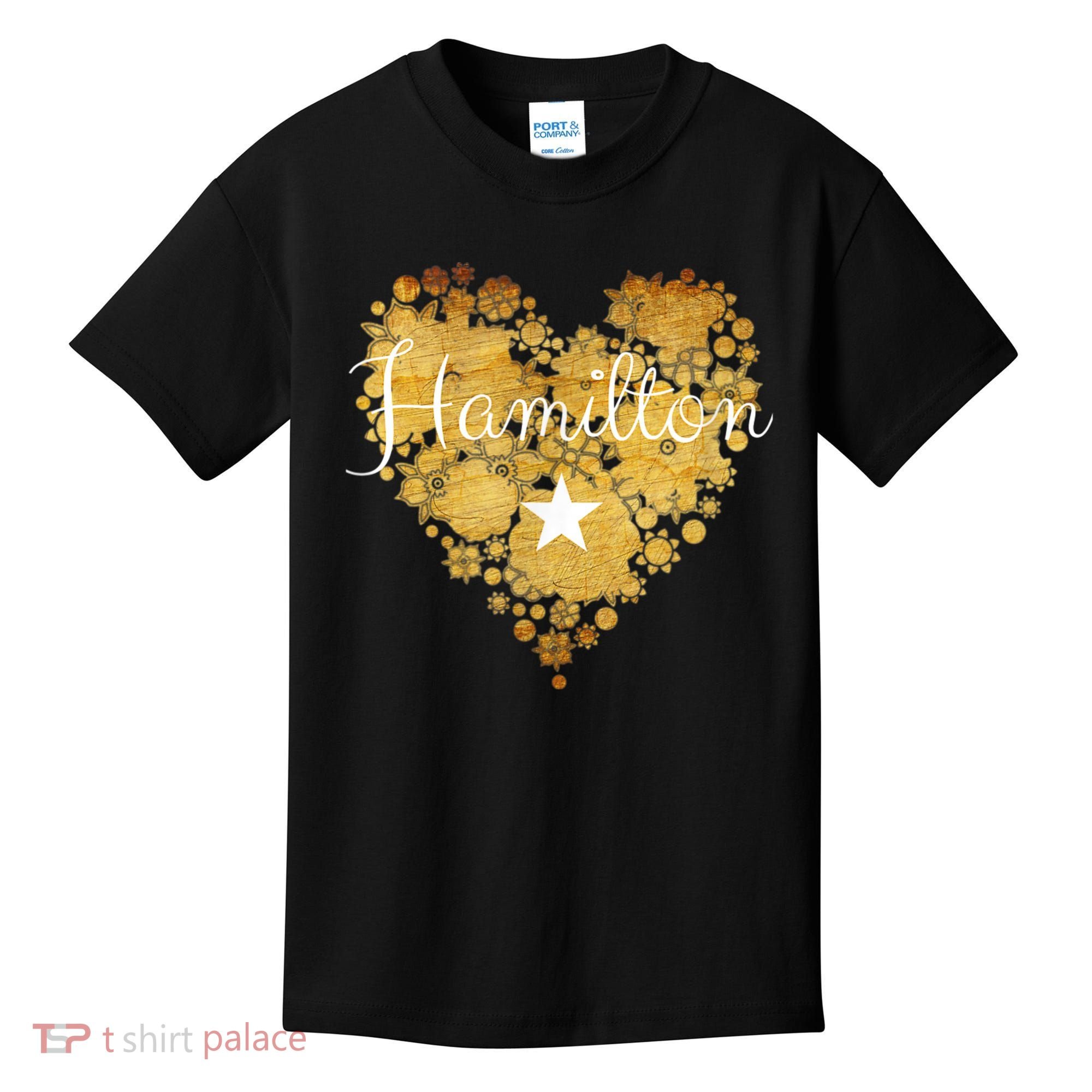 I Love Hamilton Heart Kids T-Shirt