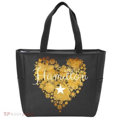 I Love Hamilton Heart Tote Bag