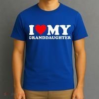 I Love Heart My Granddaughter T-Shirt thumb 3
