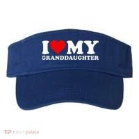 I Love Heart My Granddaughter Visor thumb 0
