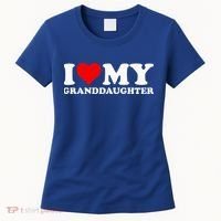 I Love Heart My Granddaughter Women's T-Shirt thumb 0