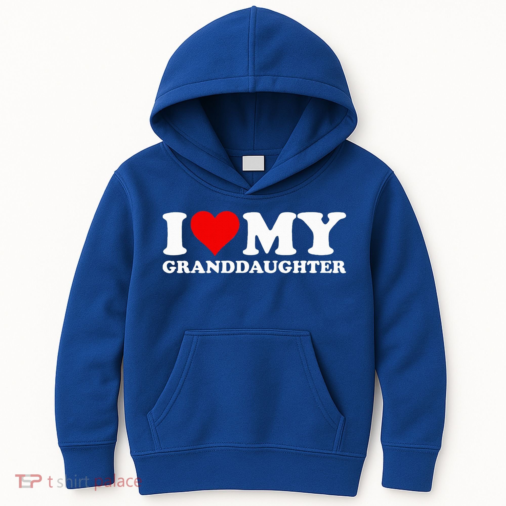 I Love Heart My Granddaughter Kids Hoodie