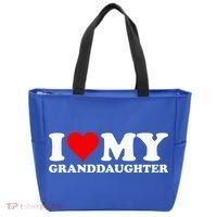 I Love Heart My Granddaughter Tote Bag thumb 0