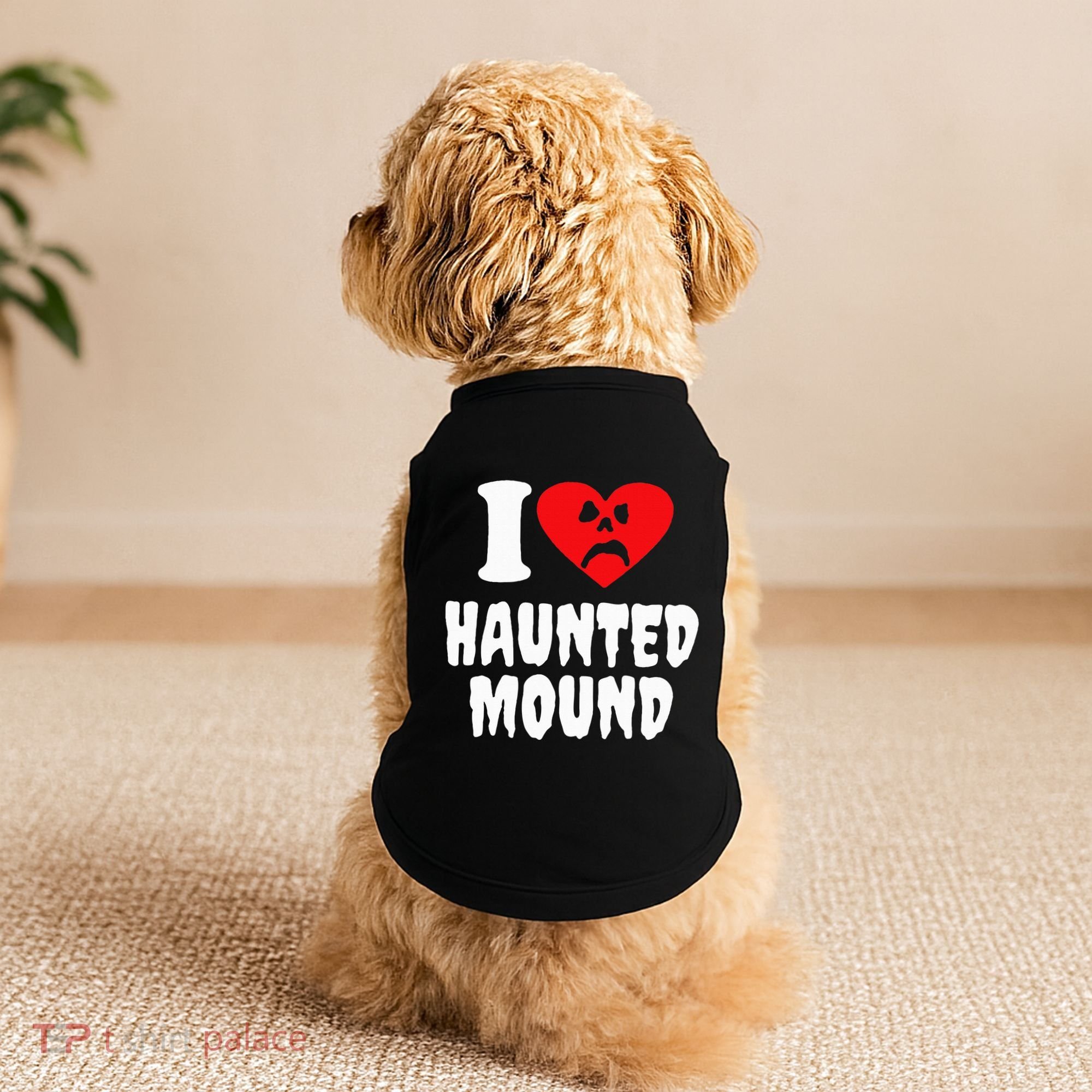 I Love Haunted Mound Doggie Tank