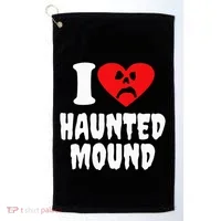 I Love Haunted Mound Golf Towel thumb 0