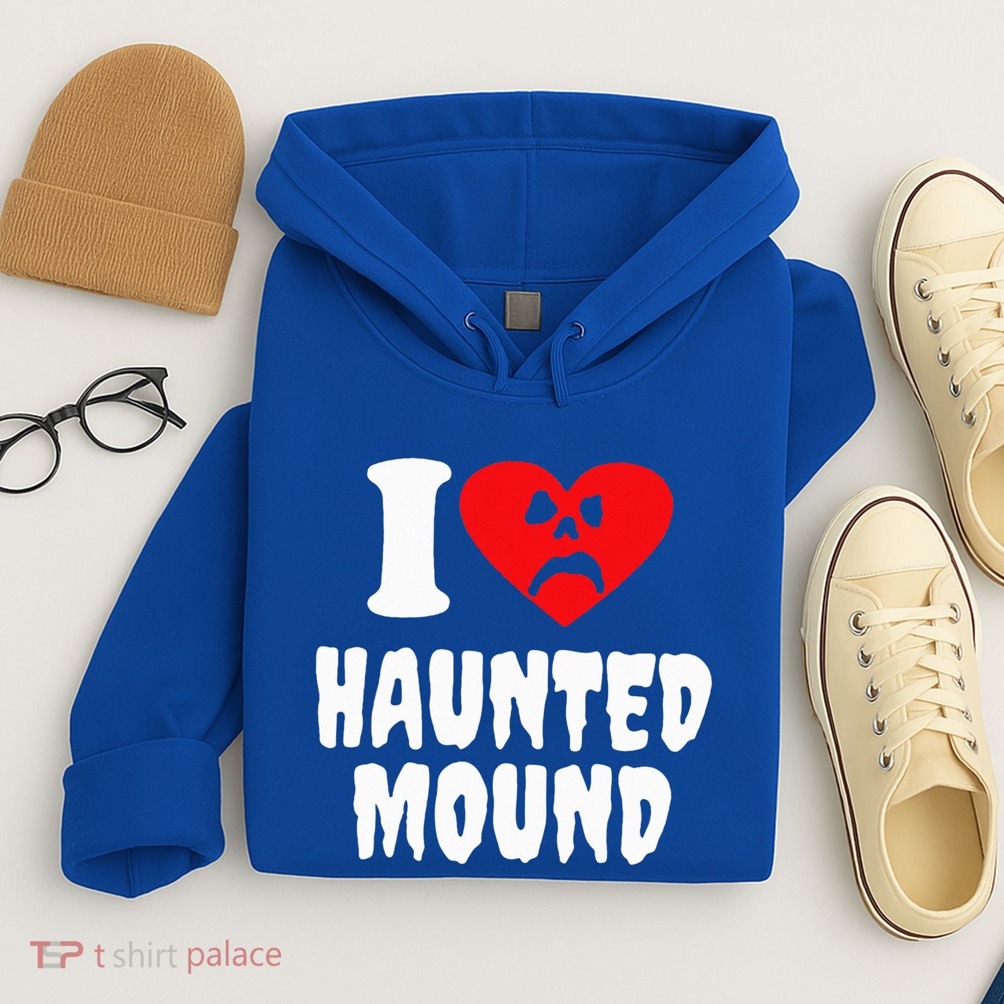 I Love Haunted Mound Hoodie