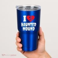 I Love Haunted Mound Tumbler thumb 2