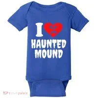 I Love Haunted Mound Baby Bodysuit thumb 0