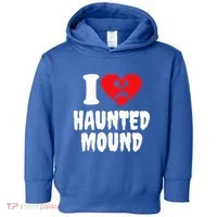 I Love Haunted Mound Toddler Hoodie thumb 0