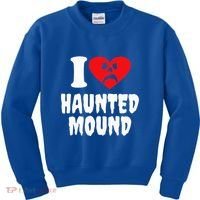 I Love Haunted Mound Kids Sweatshirt thumb 0
