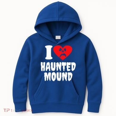 I Love Haunted Mound Kids Hoodie