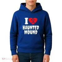 I Love Haunted Mound Kids Hoodie thumb 4