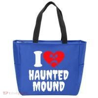 I Love Haunted Mound Tote Bag thumb 0