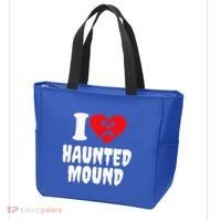 I Love Haunted Mound Tote Bag thumb 3
