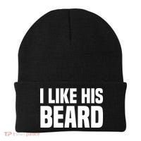 I Like His Beard Beanie thumb 0
