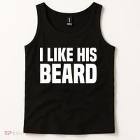 I Like His Beard Tank Top thumb 2