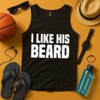I Like His Beard Tank Top thumb 4