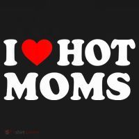 I Love Hot Moms Funny Red Heart Love Moms Women's Tank Top thumb 5