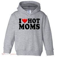 I Love Hot Moms Toddler Hoodie thumb 0