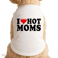 I Love Hot Moms Doggie Tank thumb 0