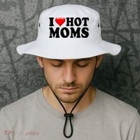 I Love Hot Moms Bucket Hat thumb 2