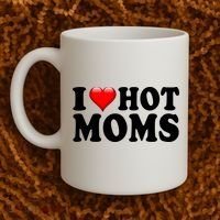 I Love Hot Moms Coffee Mug thumb 2