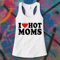 I Love Hot Moms Women's Tank Top thumb 3