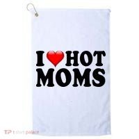 I Love Hot Moms Golf Towel thumb 0
