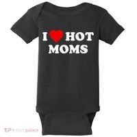 I Love Hot Moms TShirt Baby Bodysuit thumb 0