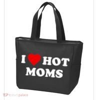 I Love Hot Moms TShirt Tote Bag thumb 3