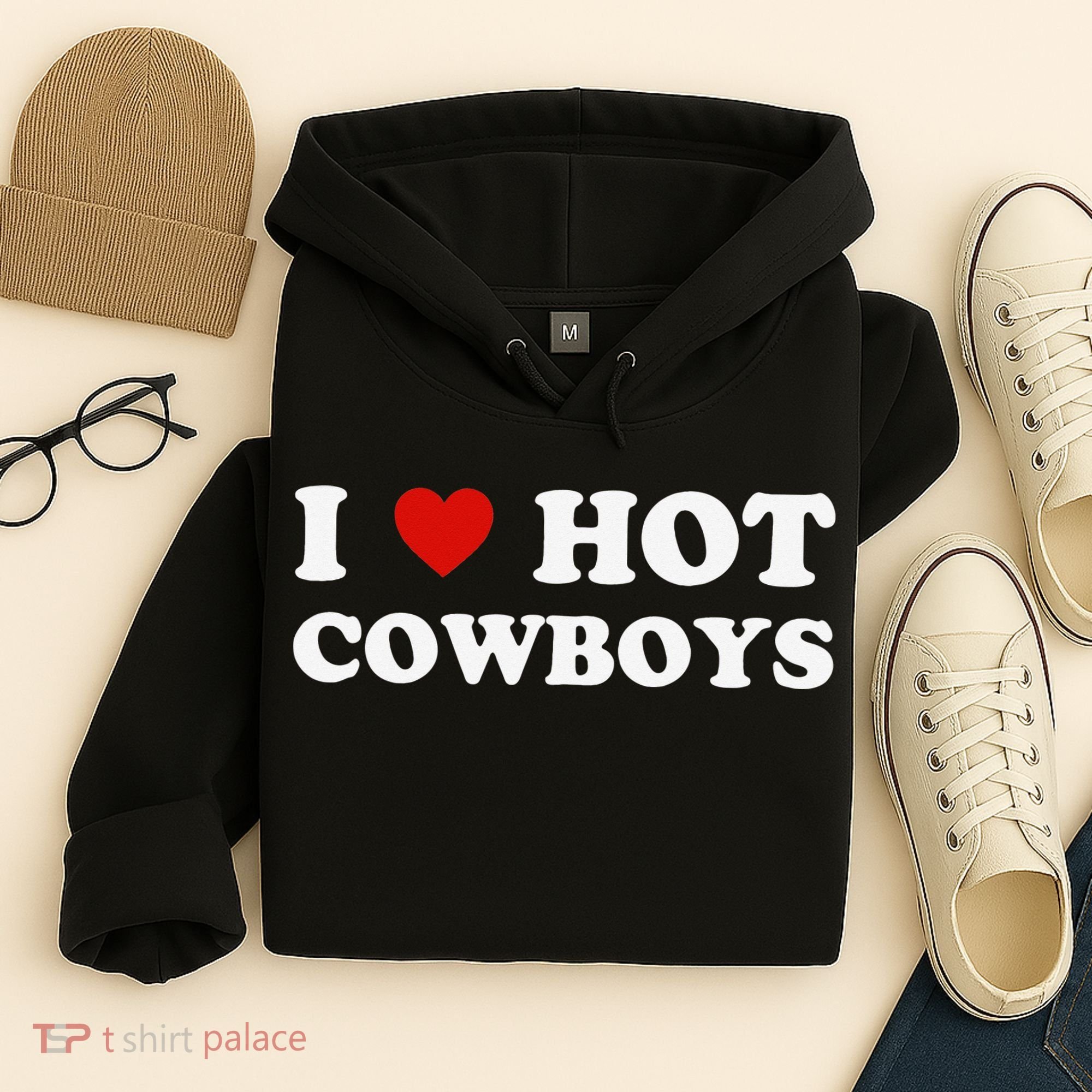I love hot cowboys Hoodie