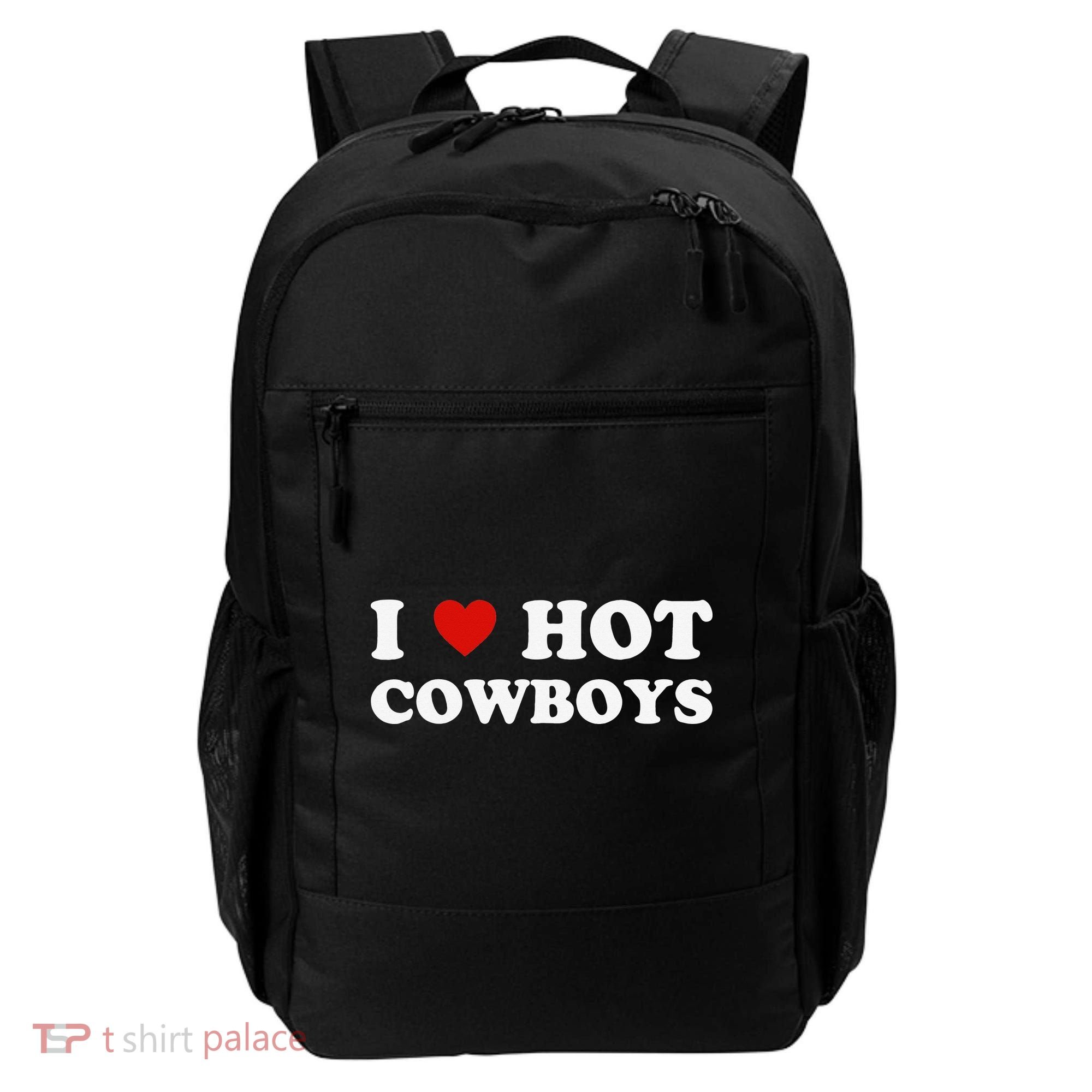 I love hot cowboys Backpack