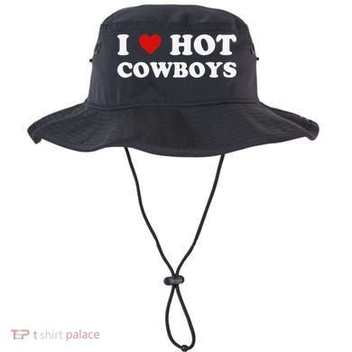 I love hot cowboys Bucket Hat