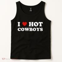 I love hot cowboys Tank Top thumb 2