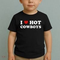 I love hot cowboys Toddler T-Shirt thumb 2