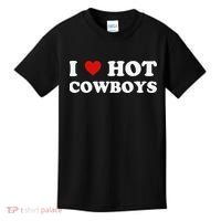 I love hot cowboys Kids T-Shirt thumb 0