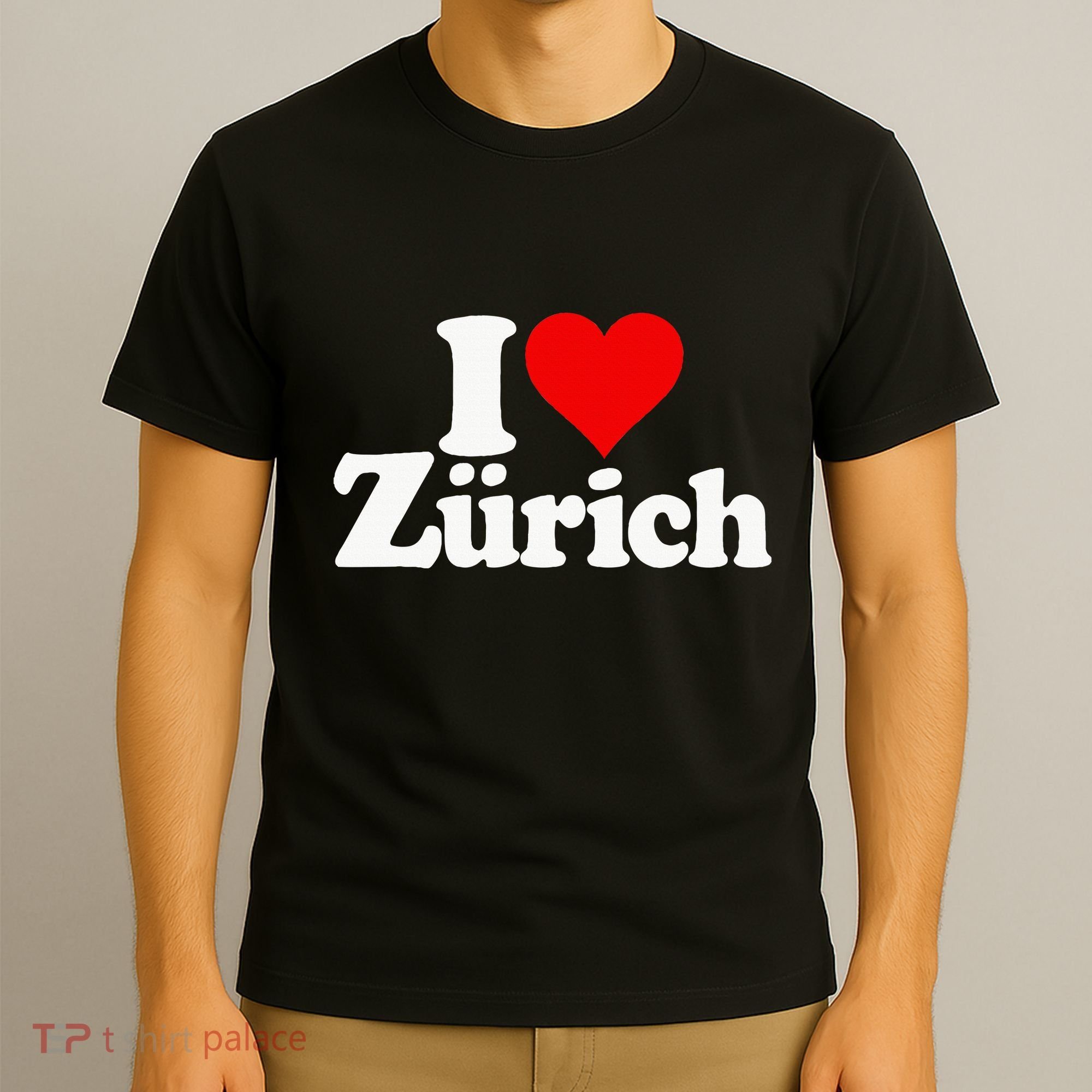 I Love Heart Zurich Switzerland T-Shirt
