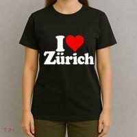 I Love Heart Zurich Switzerland T-Shirt thumb 4