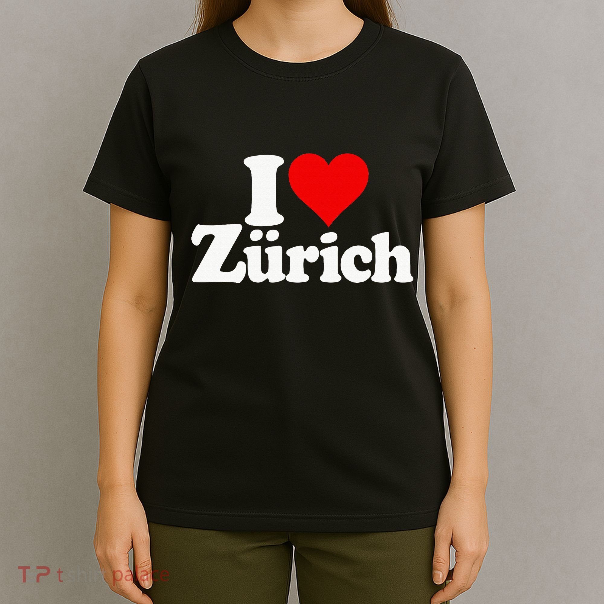 I Love Heart Zurich Switzerland T-Shirt