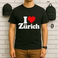 I Love Heart Zurich Switzerland T-Shirt thumb 6