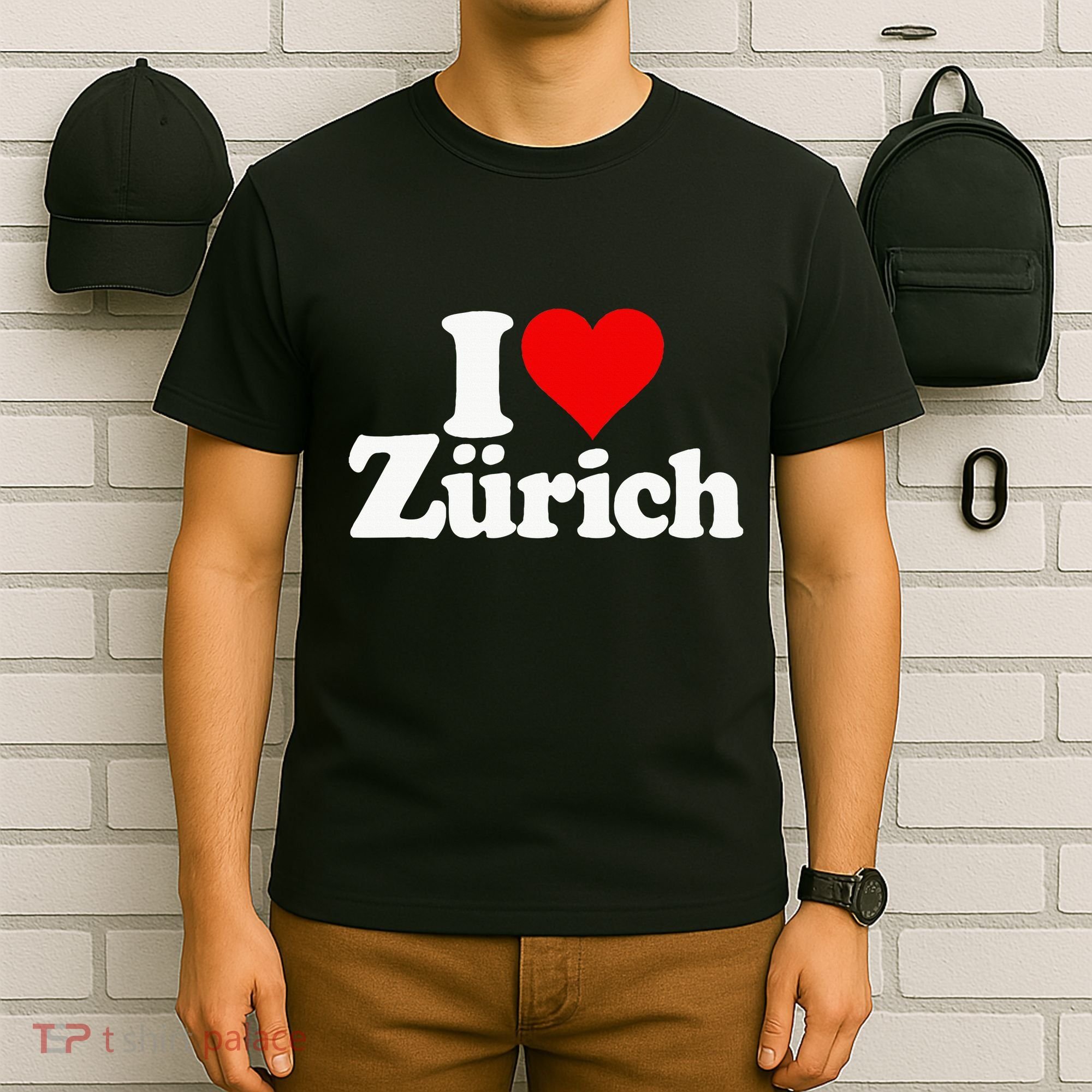 I Love Heart Zurich Switzerland T-Shirt