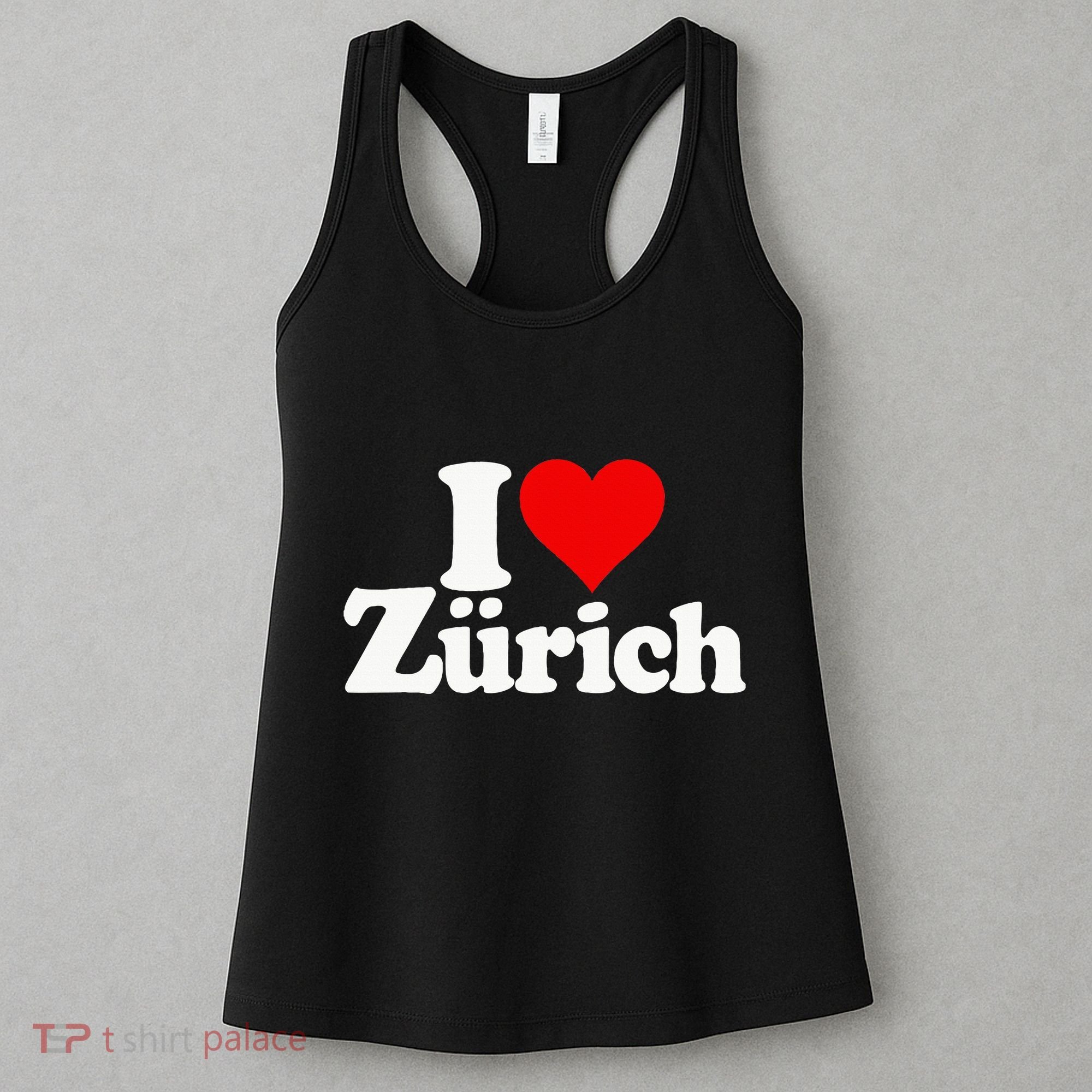I Love Heart Zurich Switzerland Women's Tank Top