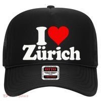 I Love Heart Zurich Switzerland Hat thumb 0