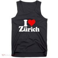 I Love Heart Zurich Switzerland Tank Top thumb 0
