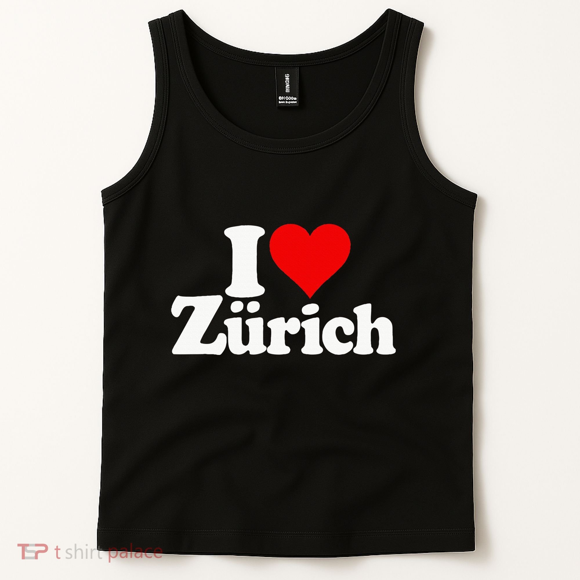 I Love Heart Zurich Switzerland Tank Top