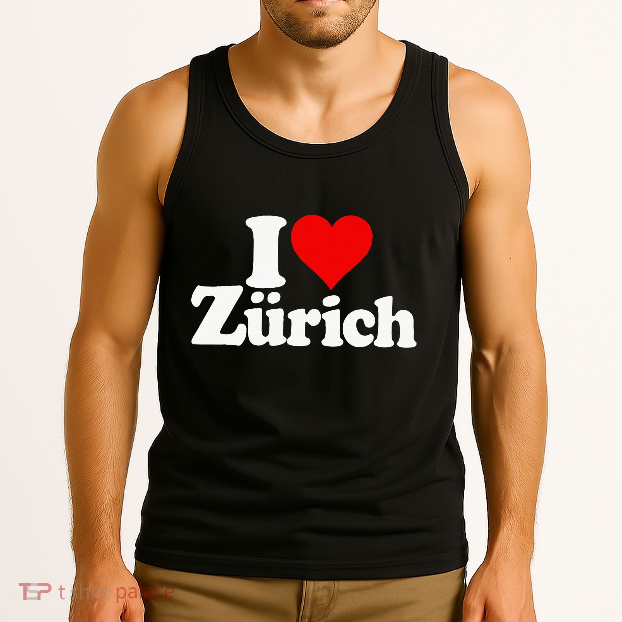 I Love Heart Zurich Switzerland Tank Top